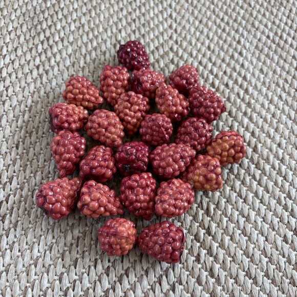 Longaberger Faux Red Raspberries for J W Miniature Berry Basket - Picture 1 of 4